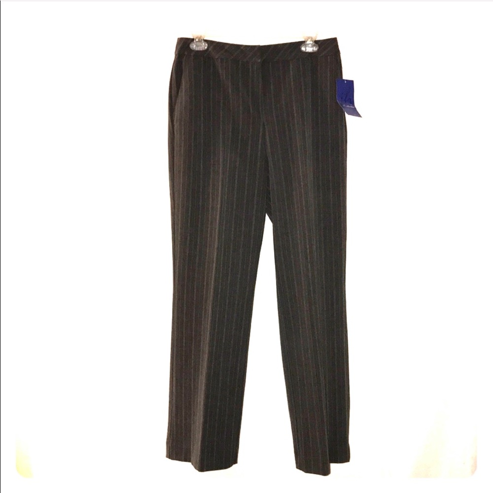 3 for $20 Gray pin striped dress pants.